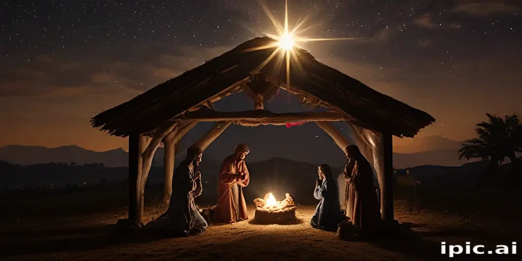 free nativity scene background images