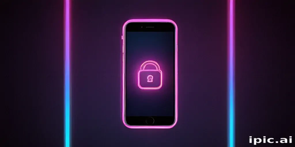 lock screen neon wallpaper iphone