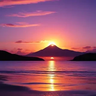 cute sunset wallpaper