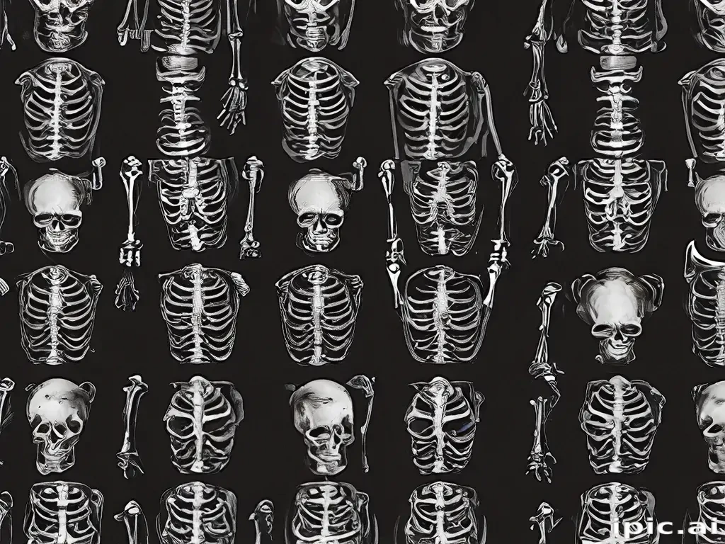 skeleton background