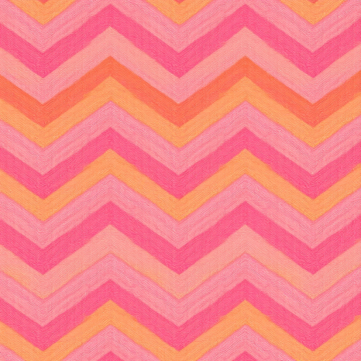 Generate a vibrant chevron pattern with soft gradients of pink and orange, high resolution, shot with a DSLR camera, 50mm lens, f/1.8 aperture, natural light, and a focused depth of field for enhanced texture detail.