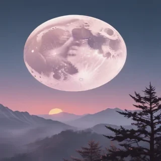 pastel aesthetic moon wallpaper