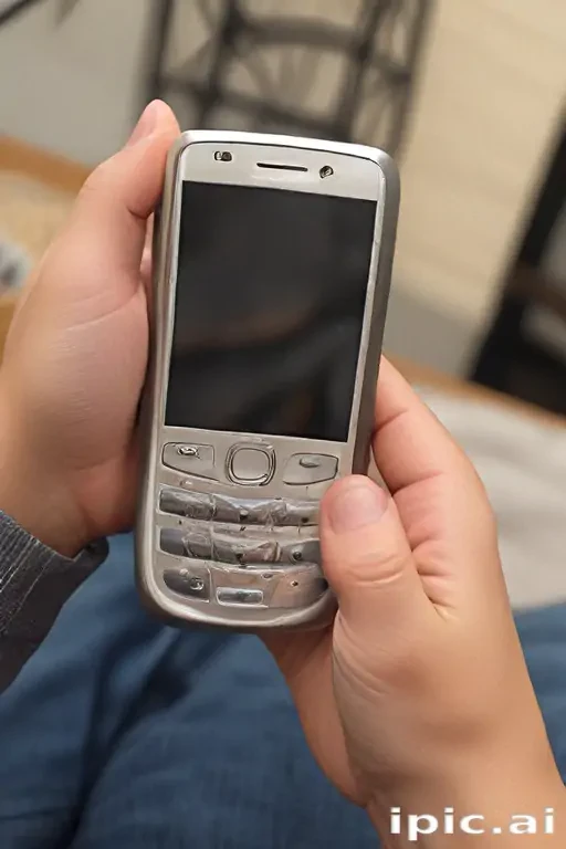 holding a phone