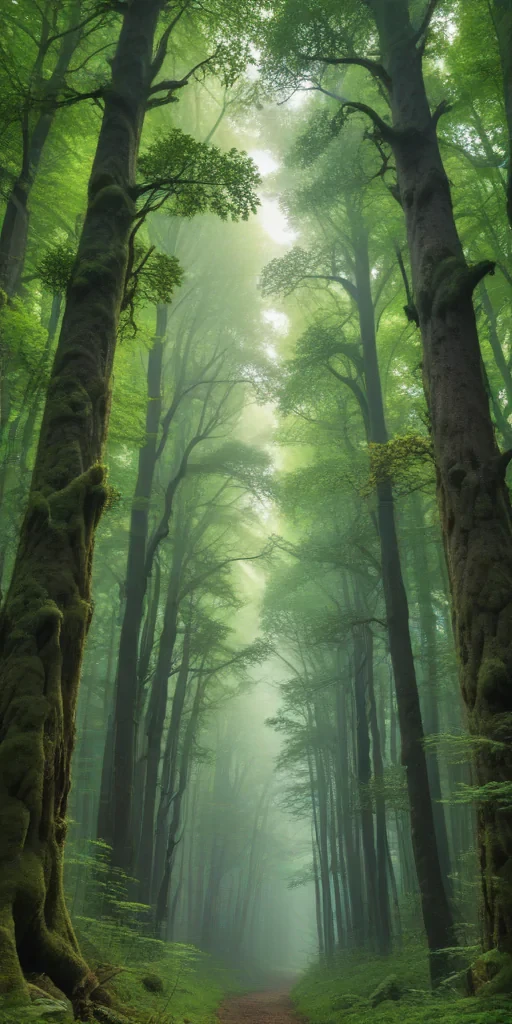 green forest aesthetic