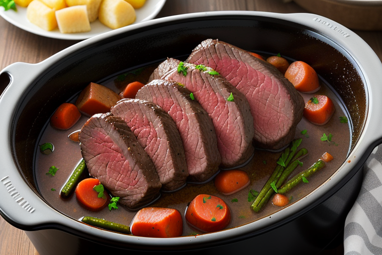 beef sirloin tip roast crock pot