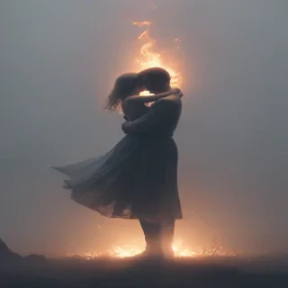 foggy background