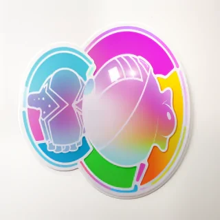 transparent aesthetic sticker