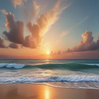 aesthetic beach background