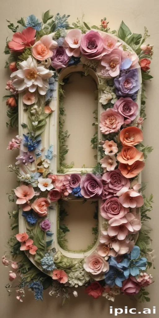 floral letters