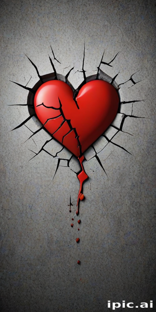 broken heart background