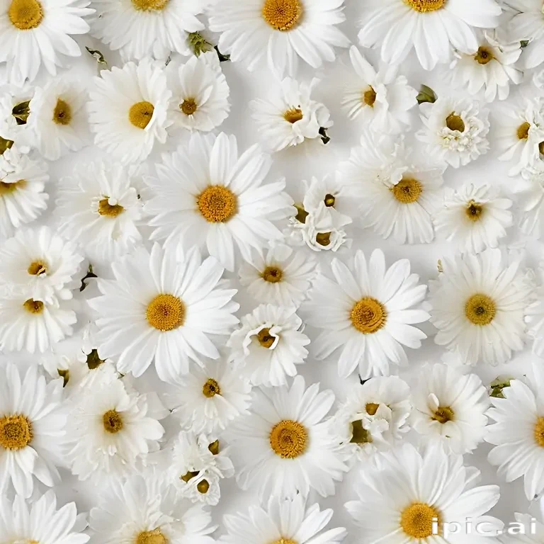 flowers white background
