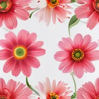 flower with white background