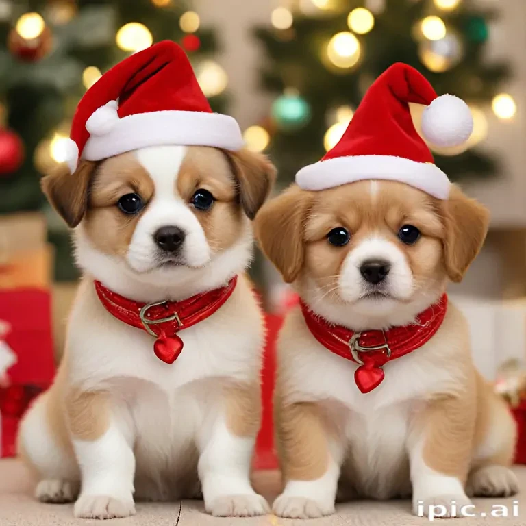 cute christmas dogs