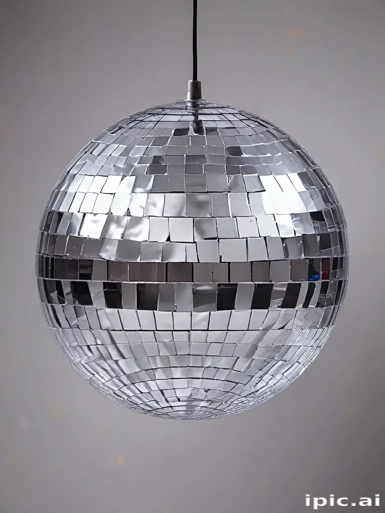 transparent disco ball