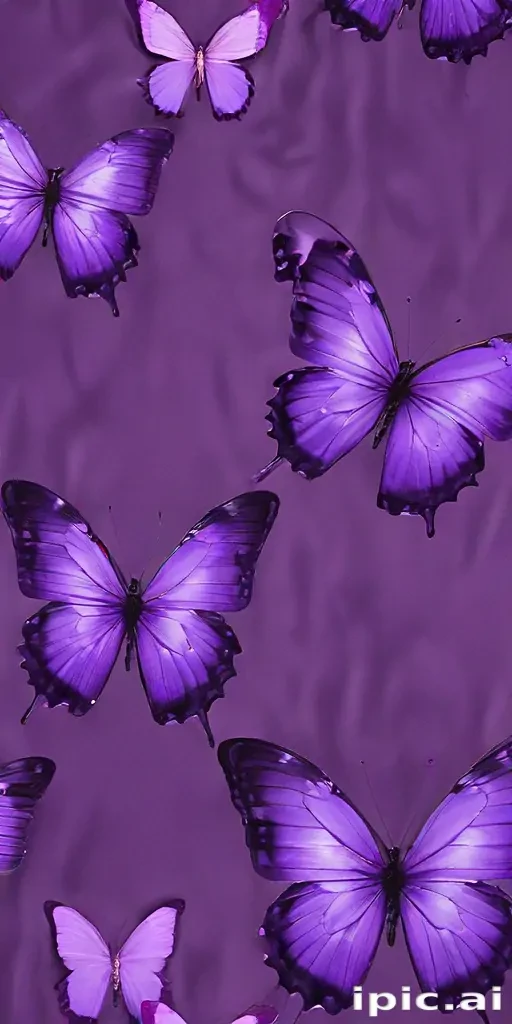 butterfly wallpaper purple