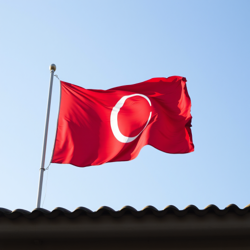 red and white flag