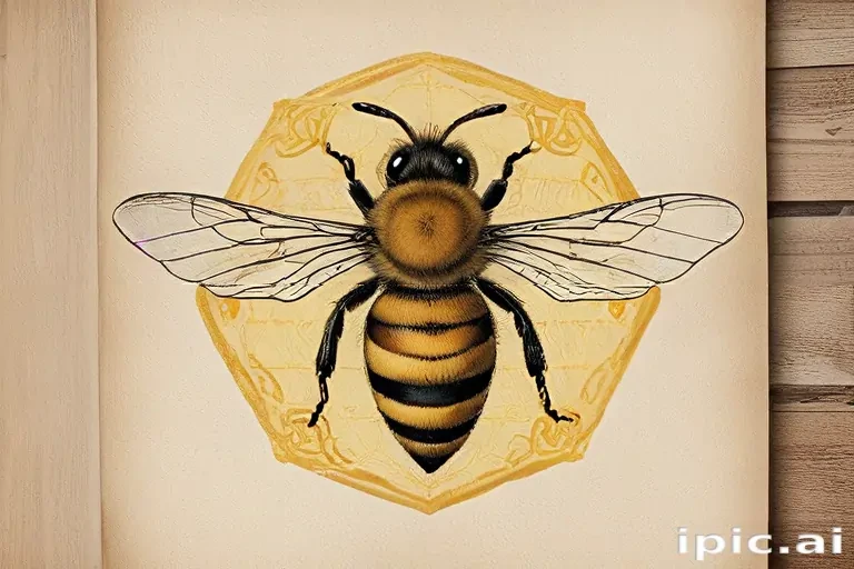 free vintage bee printables