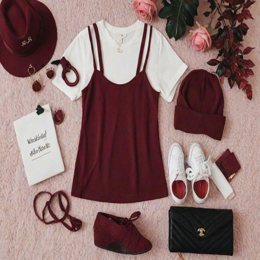 maroon aesthetic