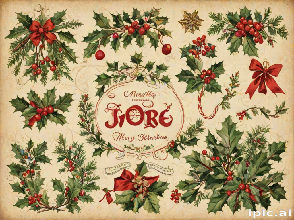 free vintage christmas printables