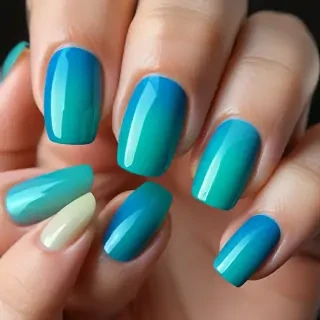 blue green gradient
