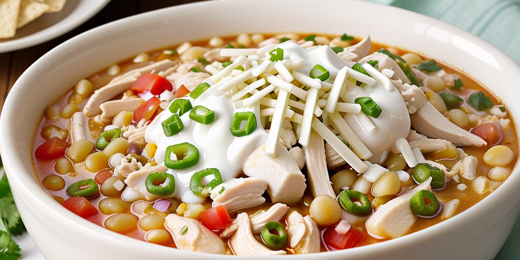 what to eat with white chicken chili