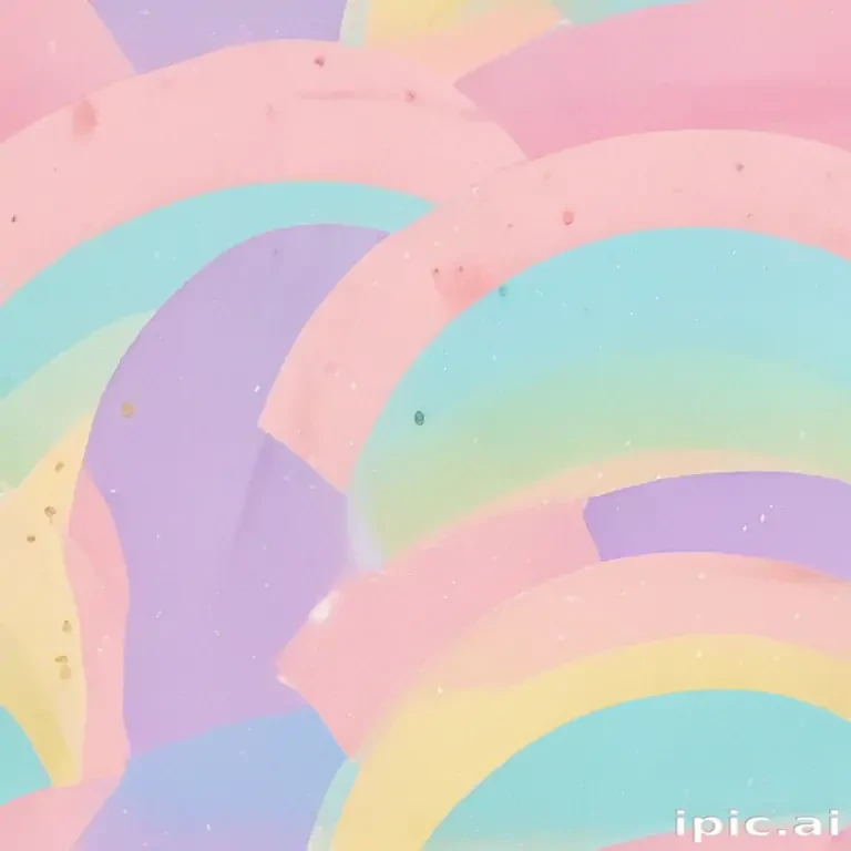 pastel rainbow