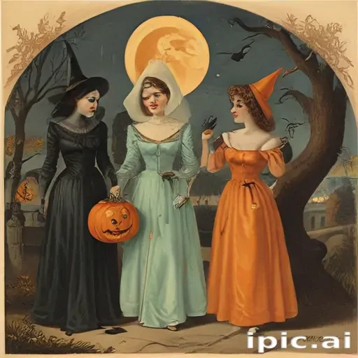 public domain vintage halloween art