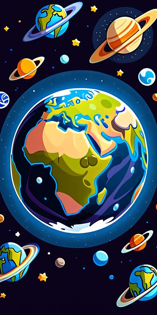 cartoon picture planet earth