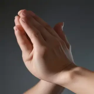 praying hands transparent background