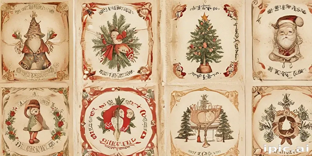 free vintage christmas printables