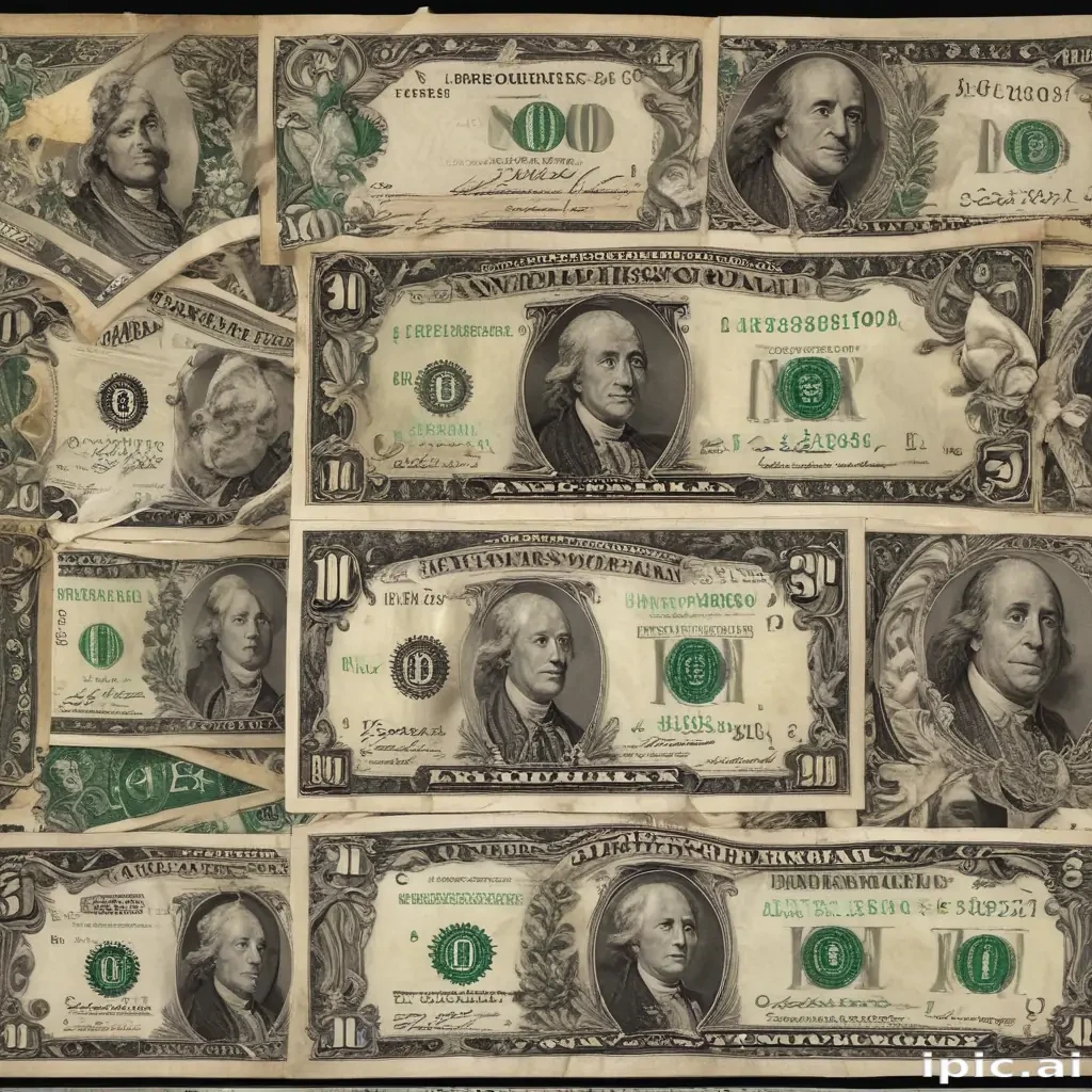 money with transparent background