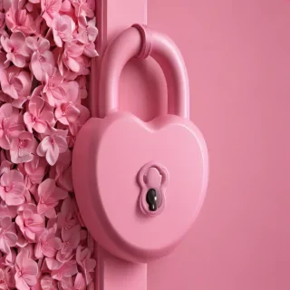 pink lock screen wallpaper