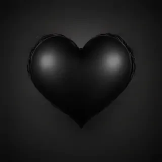 black heart pic