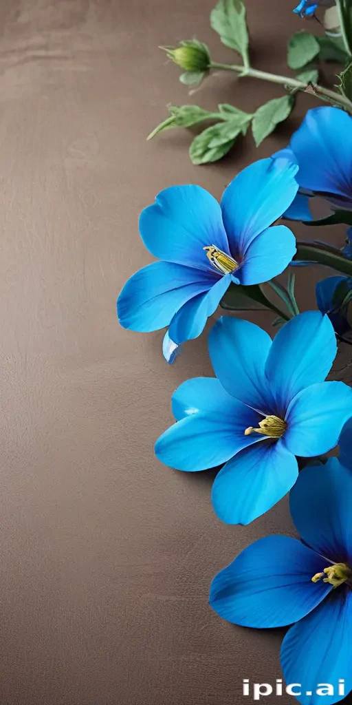 background blue flower wallpaper