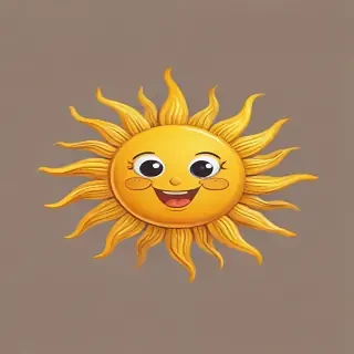 cartoon sun png