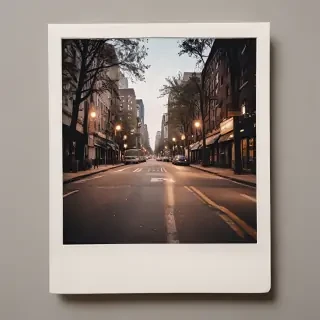 aesthetic polaroid frame
