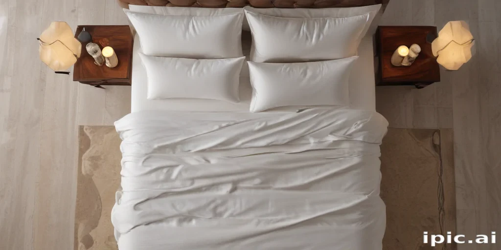 bed top view