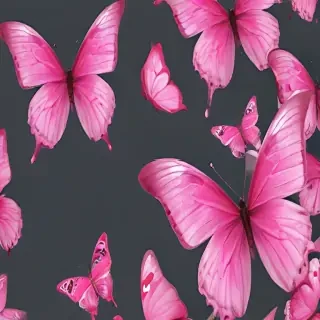 pink butterflies png
