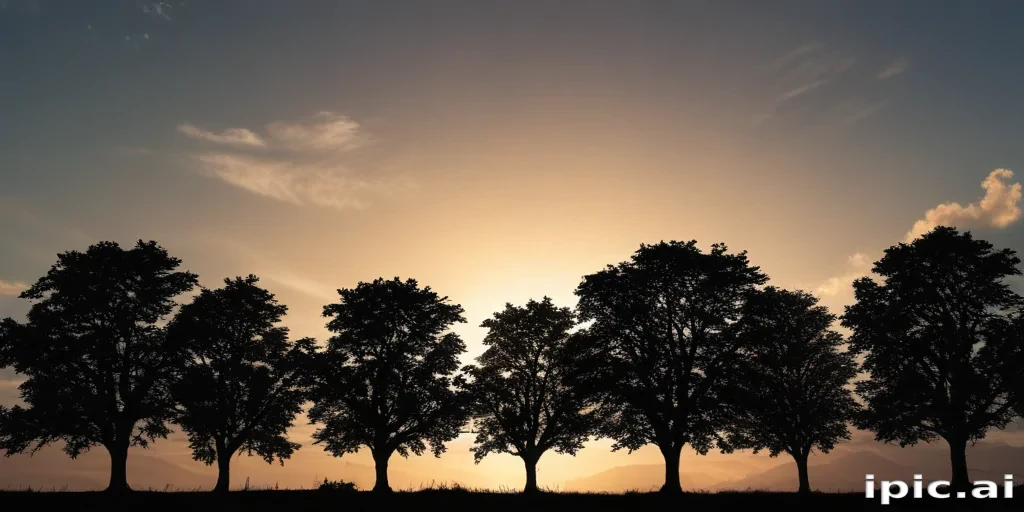 trees silhouette png