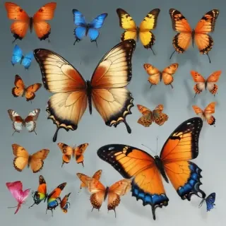butterflies png transparent