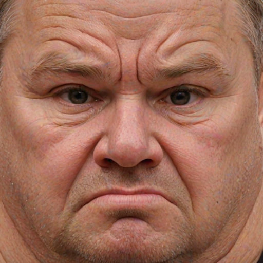 frustrated face