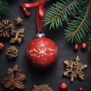 simple christmas iphone wallpaper