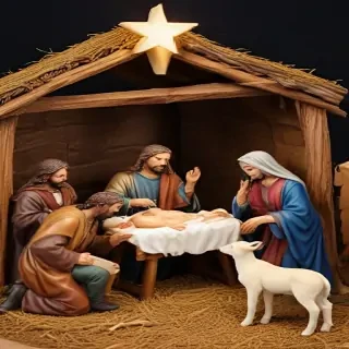 manger scene images free