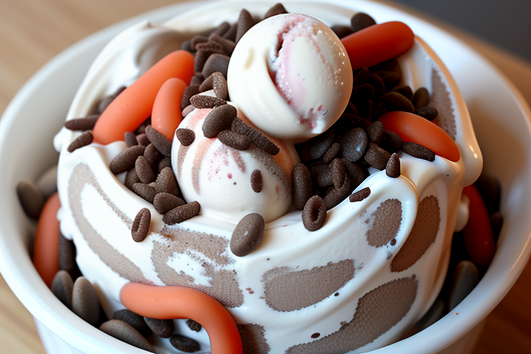 dirt and worms ice cream