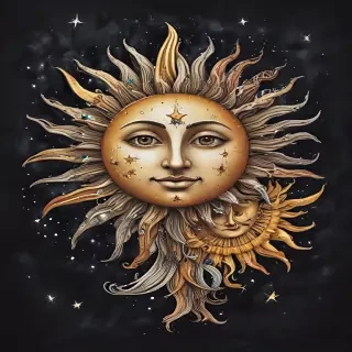 sun and moon