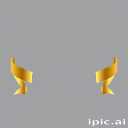 gold ribbon clipart