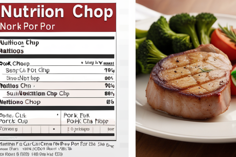 center cut pork chop nutrition