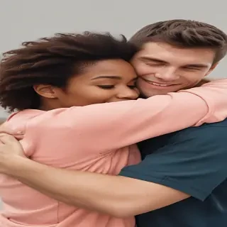 hugging png