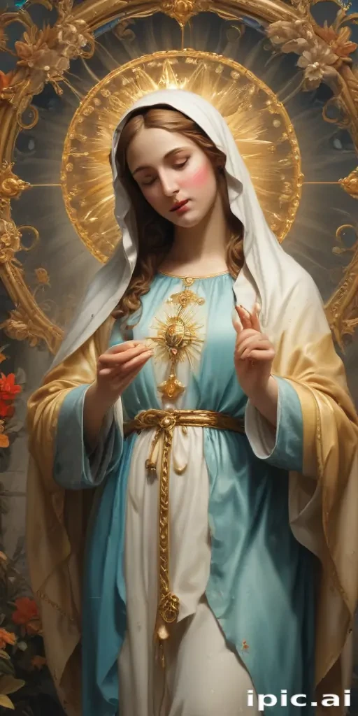 virgin mary clipart