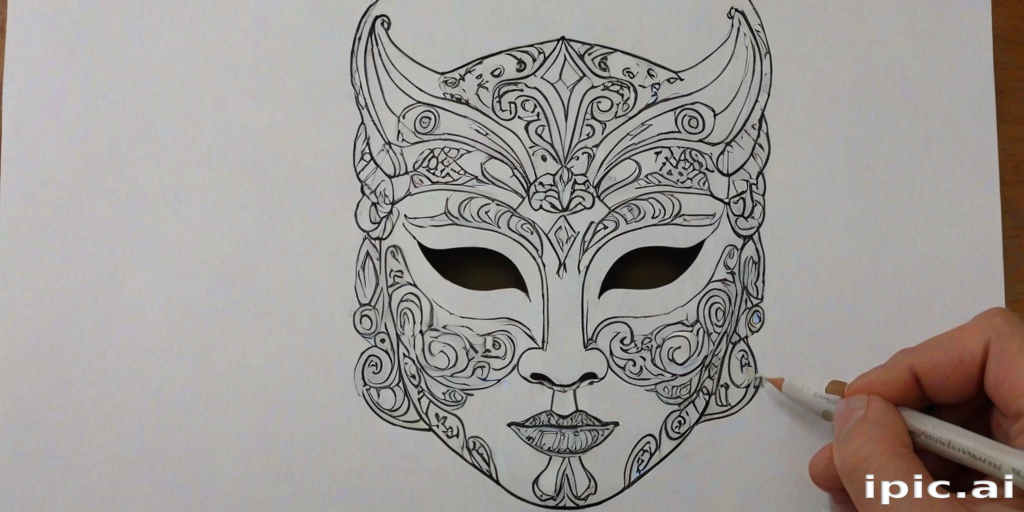 mask drawing